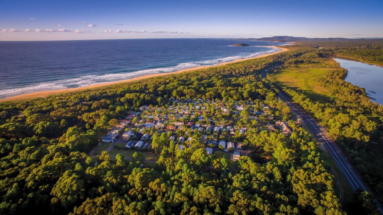 Wairo Beach Holiday Park Tabourie Lake Exterior foto